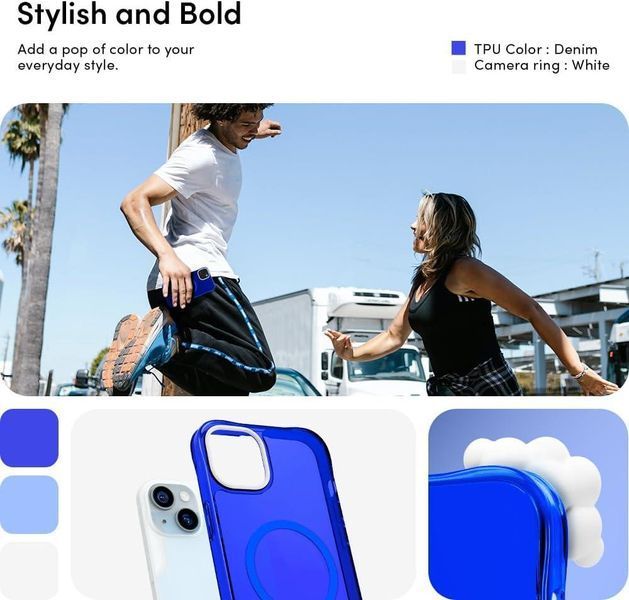 Чохол Spigen Cyrill UltraSheer MagSafe Denim для iPhone 15 ACS06827 2506484770 фото