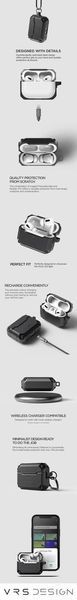 Чохол VRS Active Fit Black для AirPods Pro | Pro 2