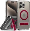 Чохол Caseology Capella Mag Kickstand Clear Red для iPhone 15 Pro ACS07090