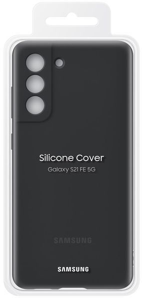 Чохол Samsung Silicone Cover Dark Gray для Galaxy S21 FE SM-G990 1754807122 фото