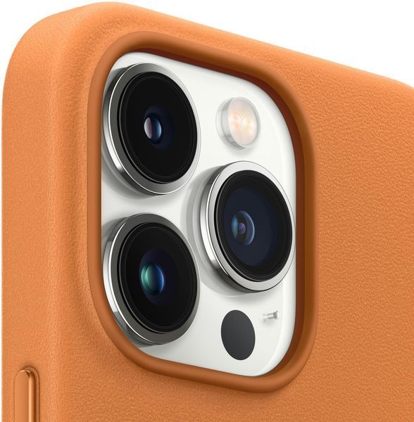 Чохол Apple Leather Case with MagSafe Golden Brown для iPhone 13 Pro Max MM1L3ZE/A 1858176971 фото