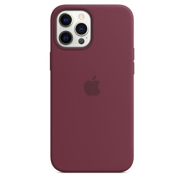 Чохол Apple Silicone Case with MagSafe Plum для iPhone 12 Pro Max MHLA3ZM\A