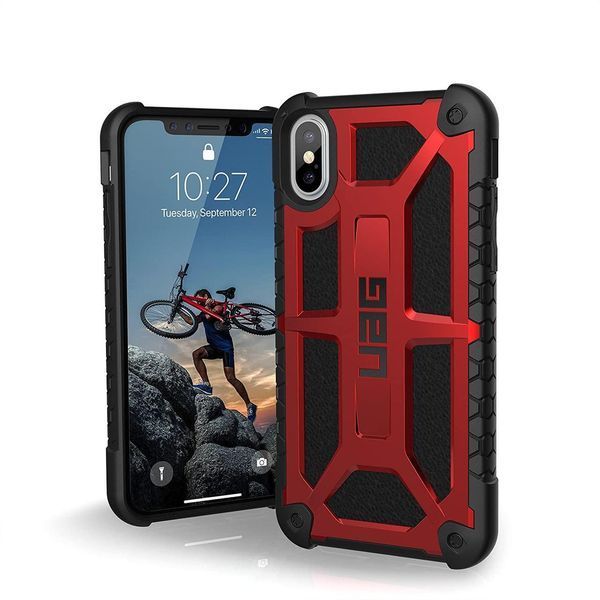 Чохол UAG Monarch Crimson для iPhone X/Xs 1961203513 фото