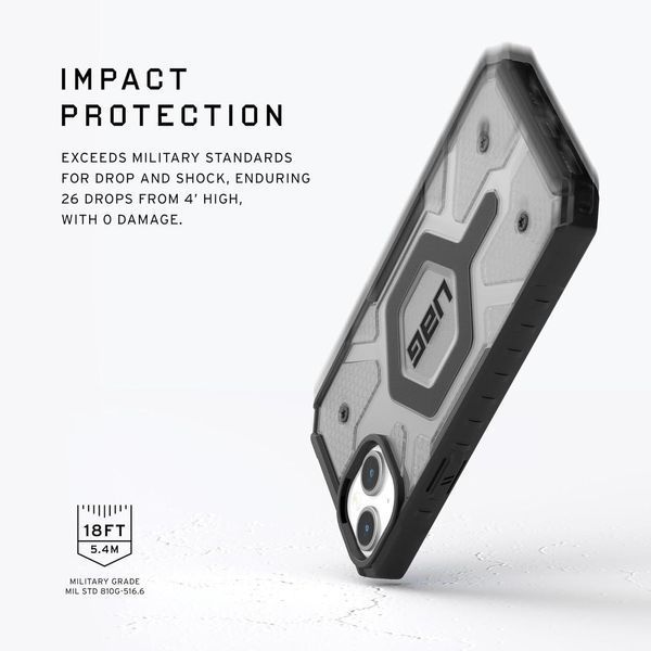 Чохол UAG Pathfinder MagSafe Ash Black для iPhone 15 Plus 3097807192 фото