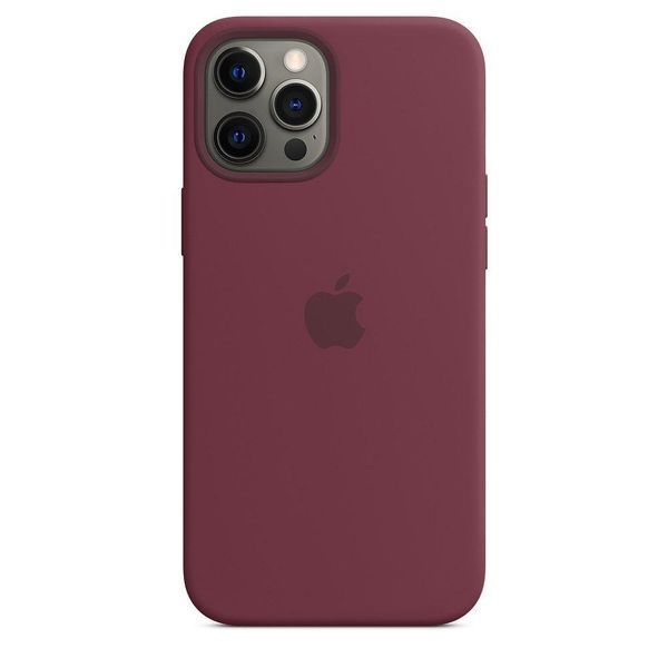 Чохол Apple Silicone Case with MagSafe Plum для iPhone 12 Pro Max MHLA3ZM\A