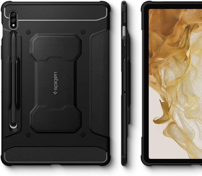 Чохол Spigen Rugged Armor Pro Black для Galaxy Tab S7 | S8 ACS01604 1877460157 фото