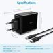 Зарядное устройство ESR PD Charger 30W USB-C + USB Black с Type-C - Lightning кабелем MFI 1817627900 фото 2