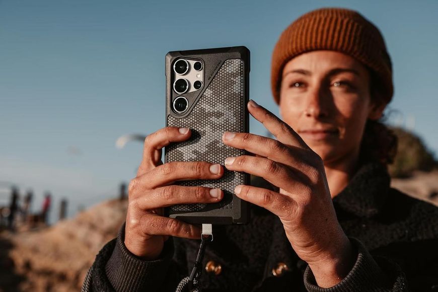 Чохол UAG Metropolis LT Micro Hex Camo Graphite MagSafe для Samsung Galaxy S24 Ultra SM-S928 2355878674 фото