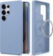 Чохол Spigen Silicone Fit MagFit Qi2 Sapphire Blue для Samsung Galaxy S25 Ultra ACS09018