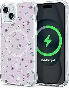 Чохол Spigen Cyrill UltraSheer MagSafe Ditsy Violet для iPhone 15 2506495449 фото