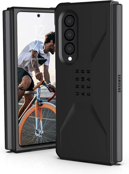 Оригинальный чехол UAG Civillian Series Black для Samsung Galaxy Z Fold 3 1961208267 фото