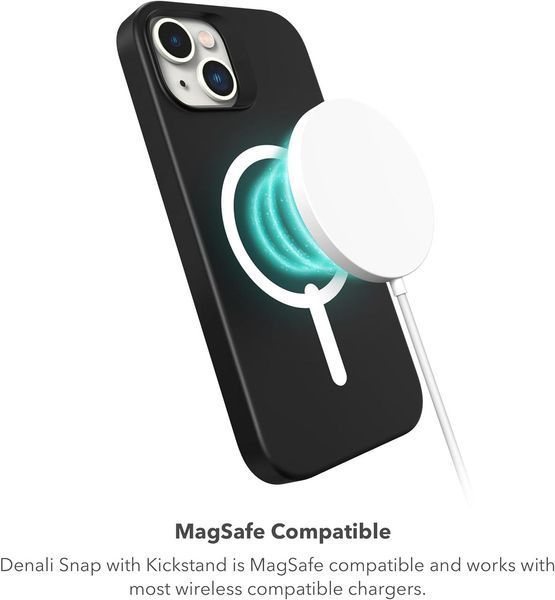 Чехол Zagg Gear4 Denali Snap Kickstand D30 Black для iPhone 15 | 14 | 13 2119318081 фото