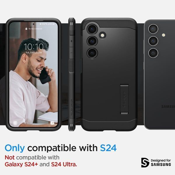 Чохол Spigen Tough Armor Black для Samsung Galaxy S24 SM-S921 ACS07355 2197446948 фото