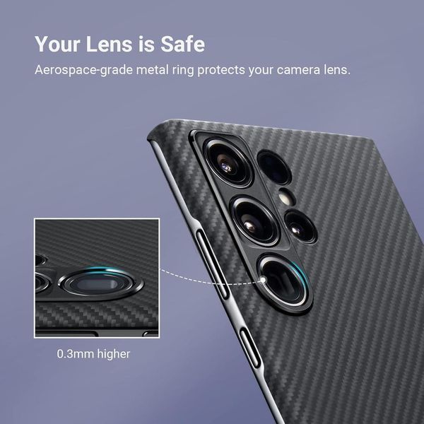 Чехол Pitaka MagEZ Case 3 600D Twill Black/Grey для Samsung Galaxy S23 Ultra 2576153749 фото