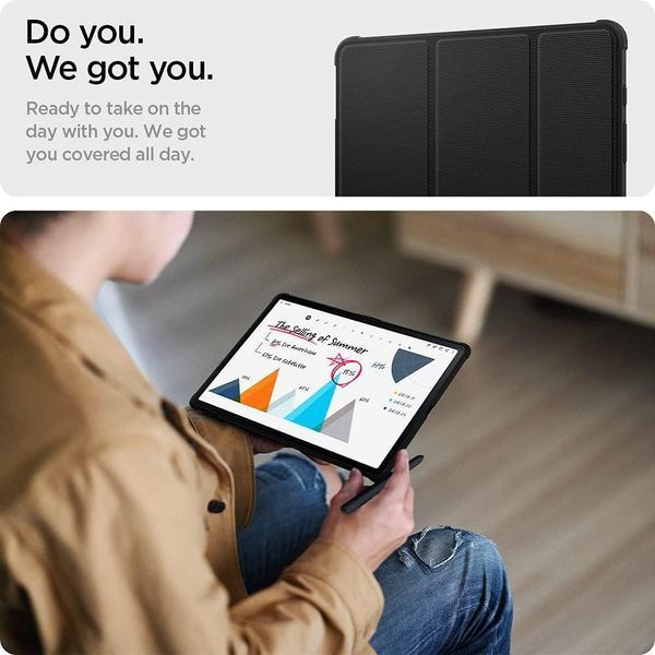 Чехол Spigen Rugged Armor Pro Black для Galaxy Tab S7 FE ACS03007 1877463925 фото