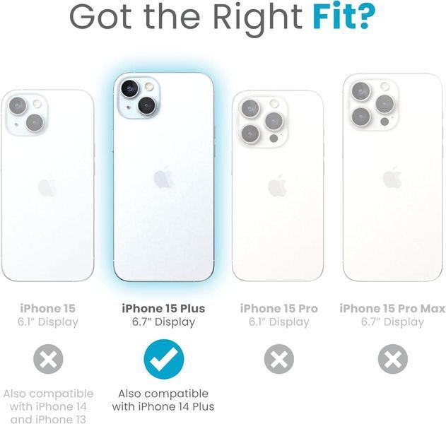 Чохол Speck Presidio Perfect Clear для iPhone 15 Plus 3097812411 фото