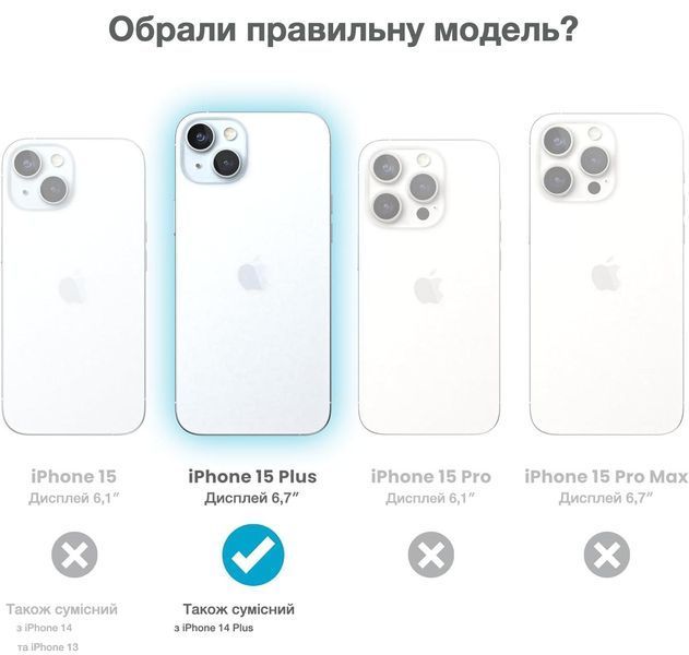 Чехол Speck Presidio Perfect Clear для iPhone 15 Plus