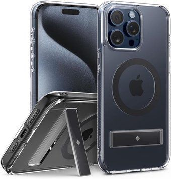 Чохол Caseology Capella Mag Kickstand Clear Charcoal для iPhone 15 Pro ACS07089 2040242328 фото