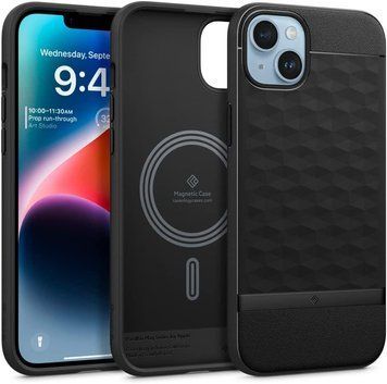Чохол Caseology Parallax Mag Matte Black для iPhone 14 Plus 1845979581 фото