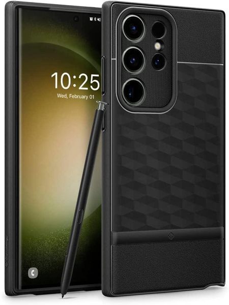 Чехол Caseology Parallax Matte Black для Samsung Galaxy S23 Ultra SM-S918 ACS05655
