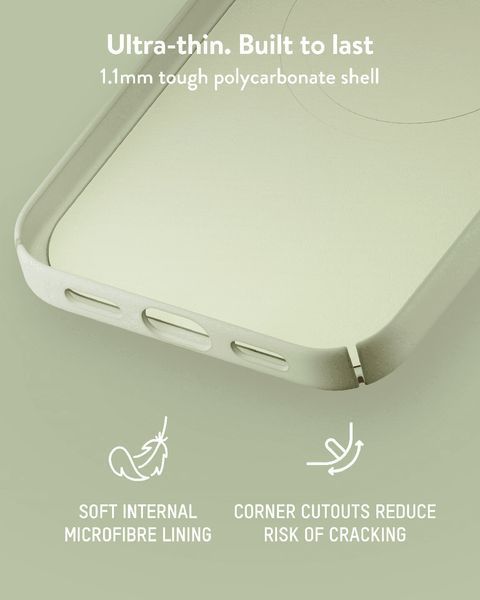 Чехол Mous Super Thin MagSafe Thyme Green для Google Pixel 10 | 10 Pro 2831116344 фото