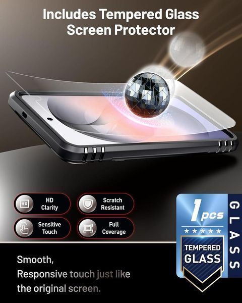Захисний чохол 360&deg; Poetic Revolution Black для Samsung Galaxy S26 3166718350 фото