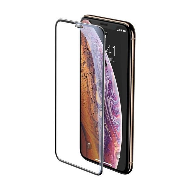 Захисне скло Baseus All-Screen Tempered Glass Film для iPhone XR (SGAPIPH61-KC01) Black (0.3 mm) 1179787781 фото