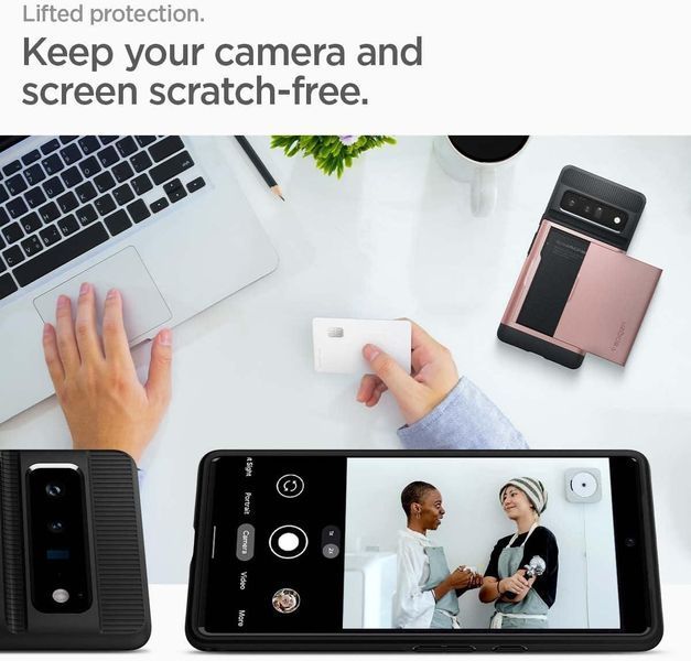 Чохол Spigen Slim Armor Rose Gold для Google Pixel 6 Pro 2101819451 фото