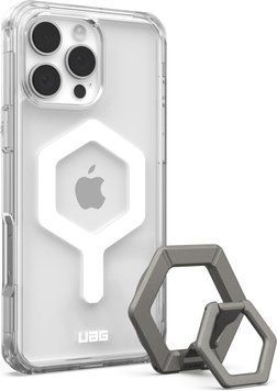 Чохол UAG Plyo MagSafe Ice White + Magnetic Ring Stand для iPhone 16 Pro Max 3078595179 фото