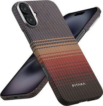 Чехол Pitaka Tactile Woven Case Sunset для iPhone 16 Plus 3142622784 фото