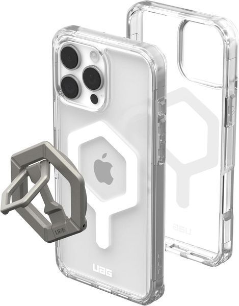 Чохол UAG Plyo MagSafe Ice White + Magnetic Ring Stand для iPhone 16 Pro Max 3078595179 фото