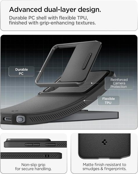 Чехол Spigen Optik Armor Black для Samsung Galaxy S26 Ultra ACS11040 2944359680 фото