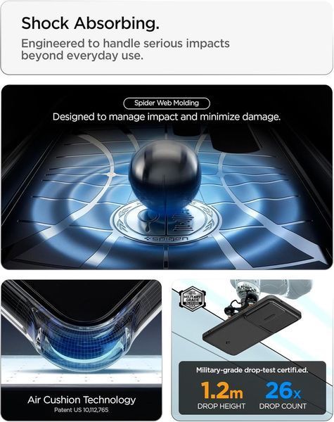 Чехол Spigen Optik Armor Black для Samsung Galaxy S26 Ultra ACS11040 2944359680 фото