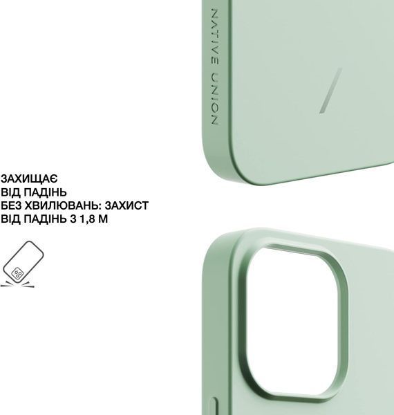 Чохол Native Union Clic Pop Magnetic Sage для iPhone 13 Pro Max