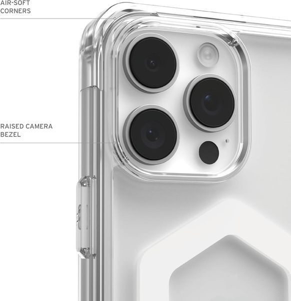 Чохол UAG Plyo MagSafe Ice White + Magnetic Ring Stand для iPhone 16 Pro Max 3078595179 фото