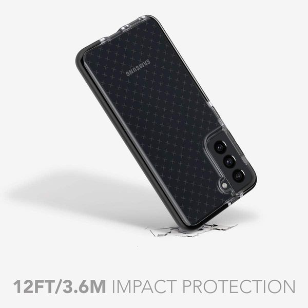 Противоударный чехол Tech21 Evo Check Smoke Black для Samsung Galaxy S21 FE 5G SM-G990