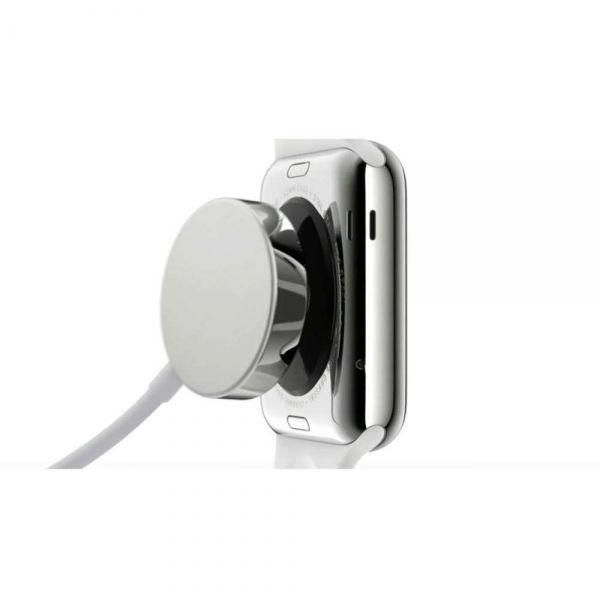 Оригинальный кабель для зарядки Apple Watch с магнитным креплением 1m White MKLG2 (без упаковки) 1393408396 фото