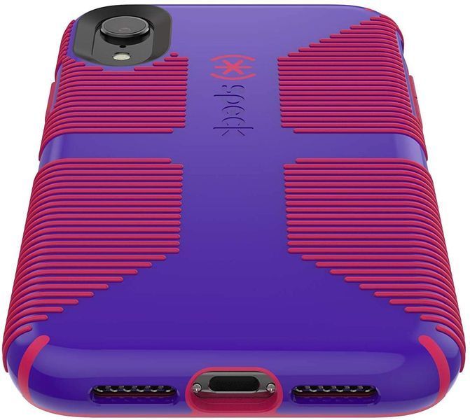 Протиударний, захисний чохол Speck Candyshell Grip Purple/Red для iPhone XR 1148223813 фото