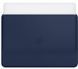 Оригинальный кожаный чехол Apple Leather Sleeve Midnight Blue для Macbook Pro 15" MRQU2ZM/A, фото 3
