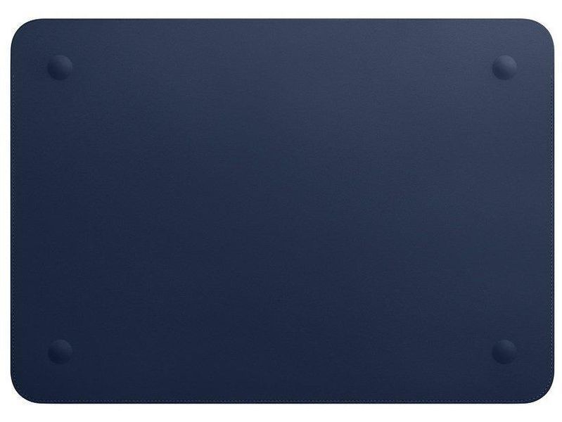 Оригинальный кожаный чехол Apple Leather Sleeve Midnight Blue для Macbook Pro 15" MRQU2ZM/A