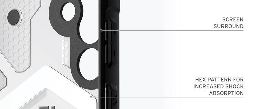 Чохол UAG Pathfinder Ice Clear для Samsung Galaxy S23 FE S711 2688186242 фото