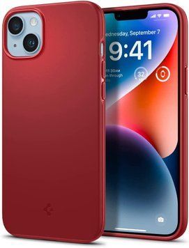 Чохол Spigen Thin Fit Red для iPhone 13 | iPhone 14 ACS04789 1867133890 фото