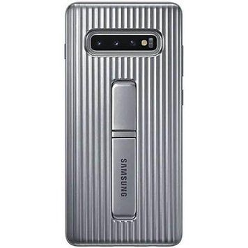 Захисний Чохол Protective Stadnding Cover Silver для Samsung Galaxy S10 SM-G973 1361378874 фото