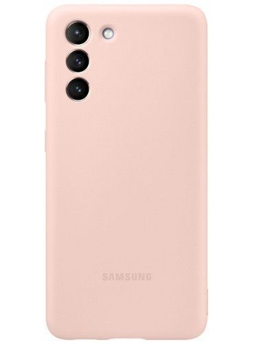 Чохол Samsung Silicone Cover Pink для Samsung S21 5G SM-G991 1686883466 фото