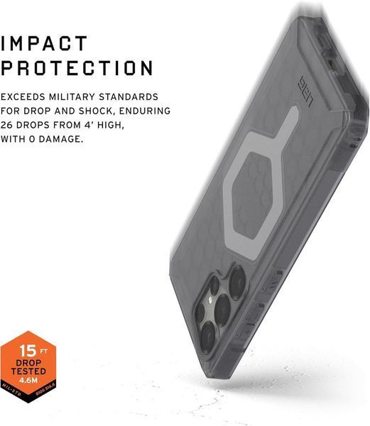 Чохол UAG Essential Armor Magsafe Ash для Samsung Galaxy S25 Ultra 2834023734 фото