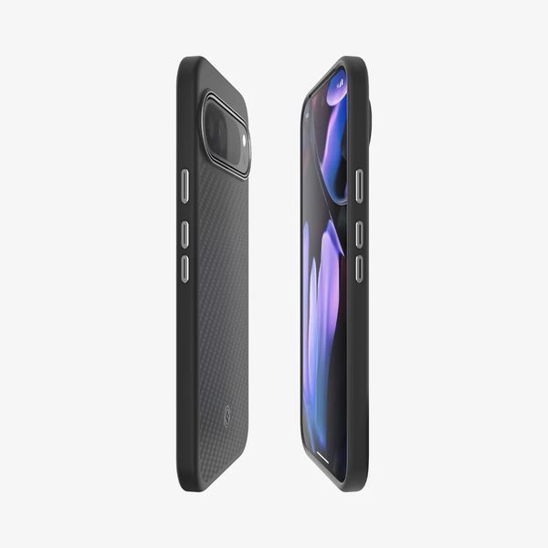 Бронированый чехол Spigen Enzo Aramid Matte Black для Google Pixel 9 Pro XL 2346841619 фото