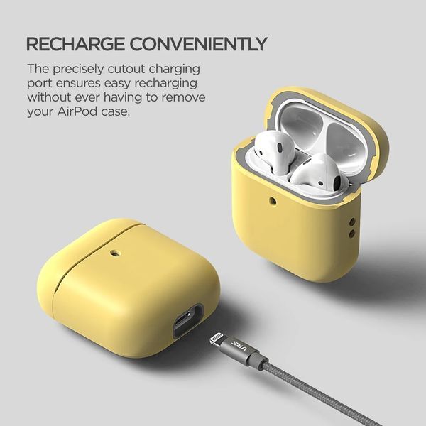 Чехол VRS Modern Lemonade для AirPods 1 Gen | 2 Gen 1928164784 фото