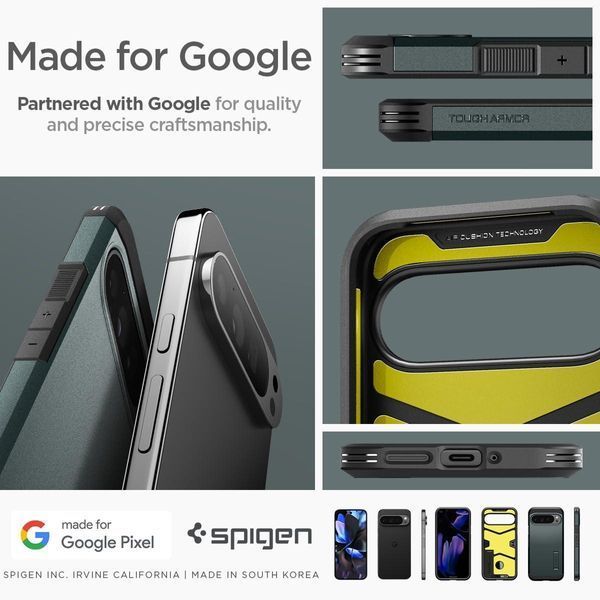 Чехол Spigen Tough Armor Abyss Green Google Pixel 9 Pro XL 2855811125 фото