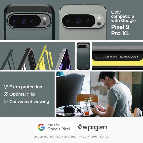 Чехол Spigen Tough Armor Abyss Green Google Pixel 9 Pro XL 2855811125 фото