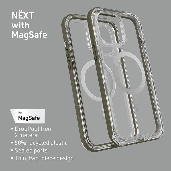 Чохол Lifeproof Next MagSafe Precedented Green для iPhone 13 Pro Max 1764375575 фото